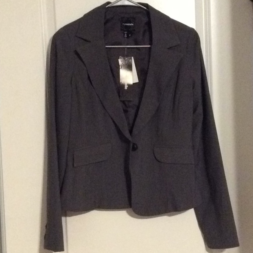 2 piece gray dress suit